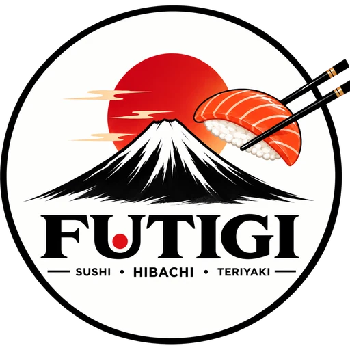 Futigi sushi, hibachi and teriyaki logo