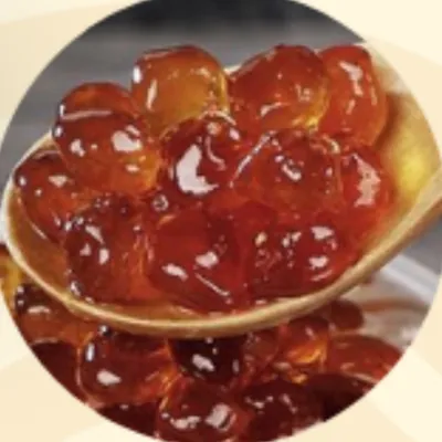 Brown sugar crystal boba topping