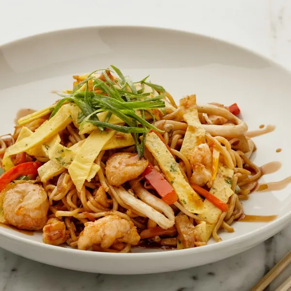 Shrimp Yaki Udon — Futigi, Fresh Meadows